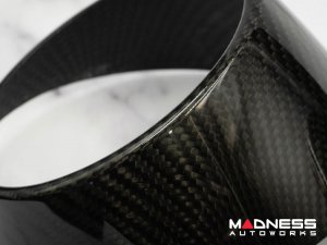 Alfa Romeo Giulia Interior Air Vent Cover Trim Kit - Carbon Fiber - Front + Rear - Set of 4 